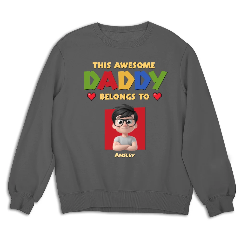 Daddy Is The Best - Personalized Custom Shirt - Image 14