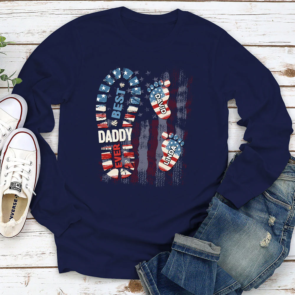 Daddy Is The Best - Personalized Custom Shirt - Image 5