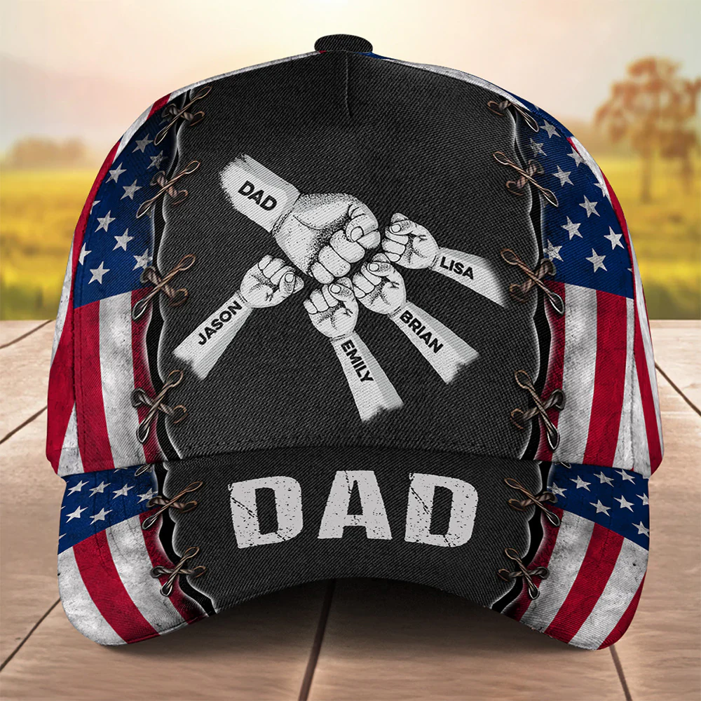 Daddy Power - Personalized Custom Classic Cap - Image 2