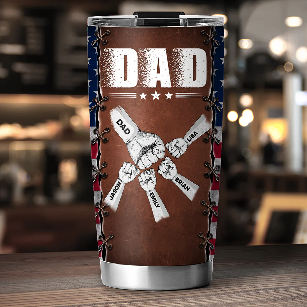 Daddy Power - Personalized Custom Tumbler - Image 2