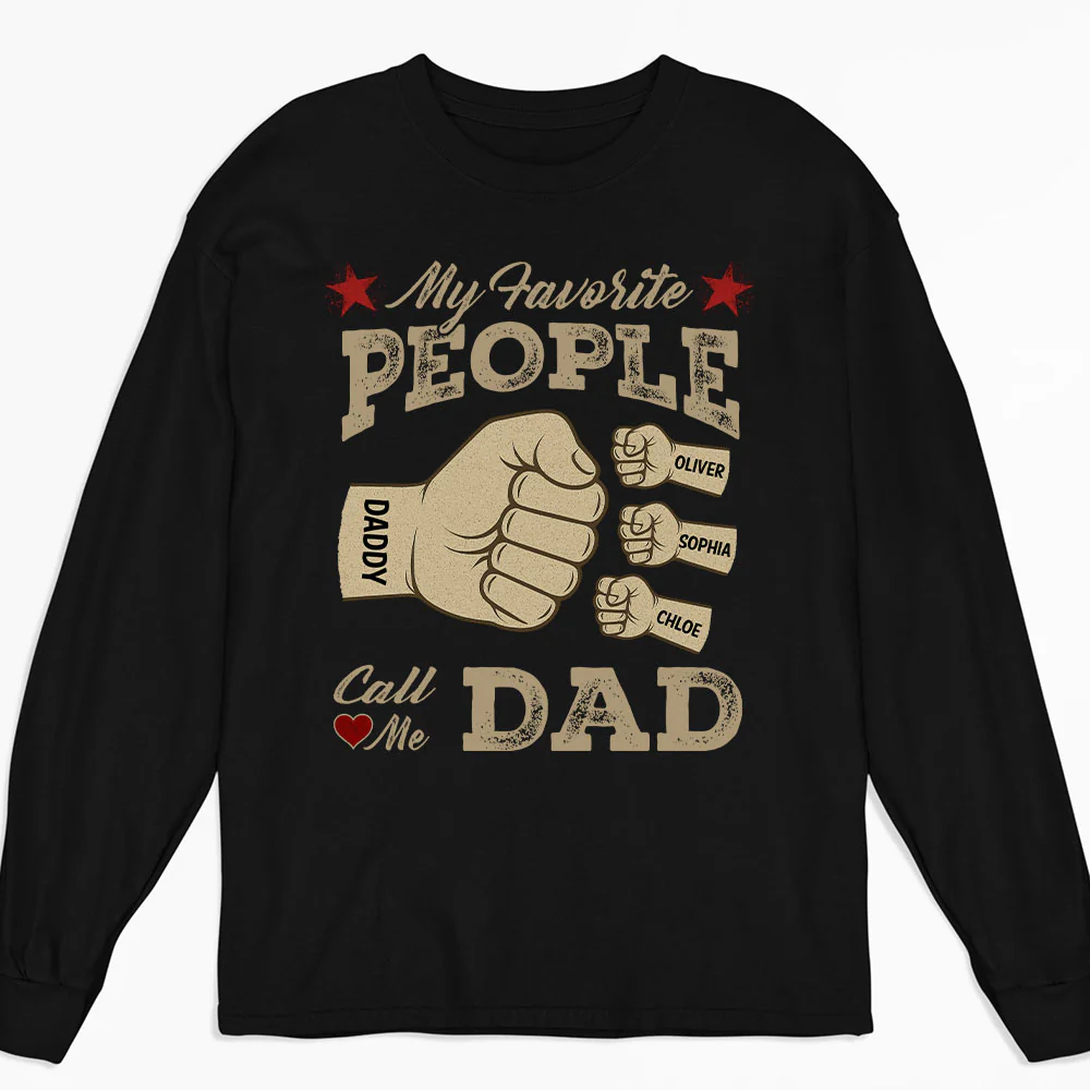 Daddy Team - Personalized Custom Shirt - Image 5