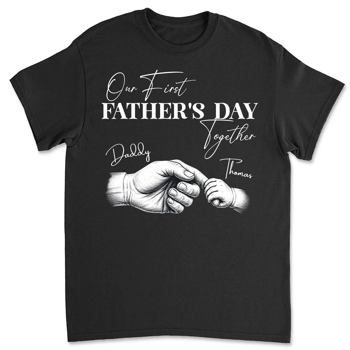Dads First Special Day - Personalized Custom Shirt