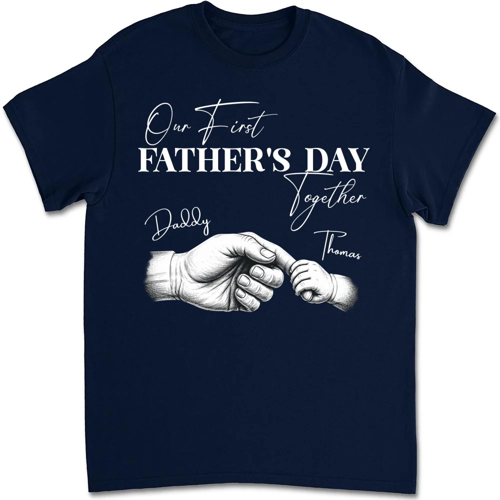 Dads First Special Day - Personalized Custom Shirt - Image 11