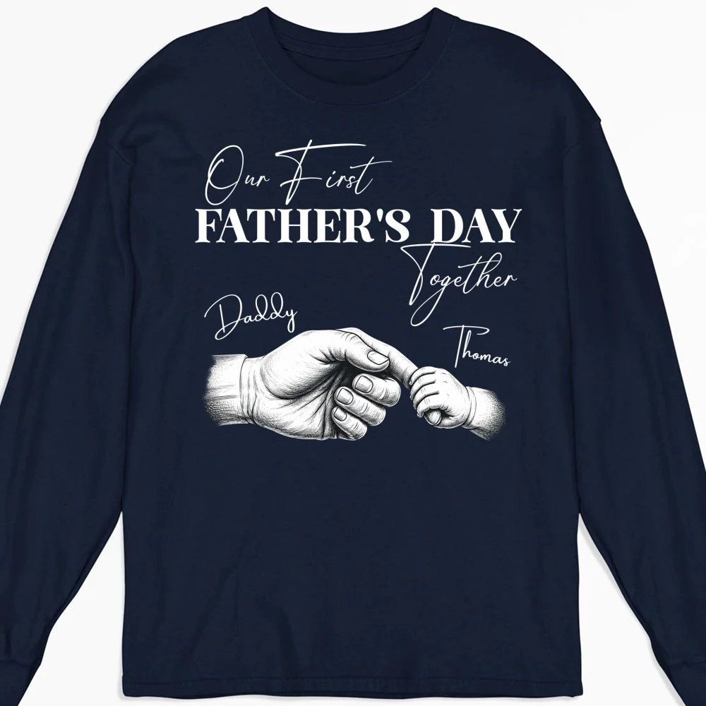 Dads First Special Day - Personalized Custom Shirt - Image 14