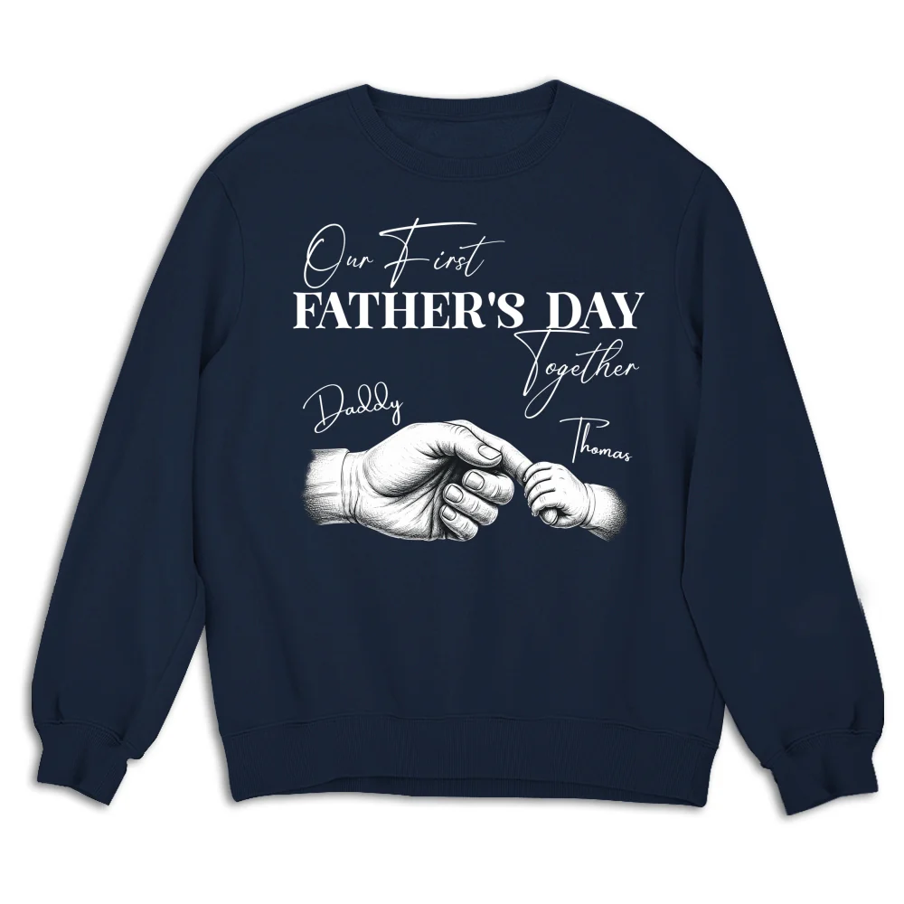 Dads First Special Day - Personalized Custom Shirt - Image 17
