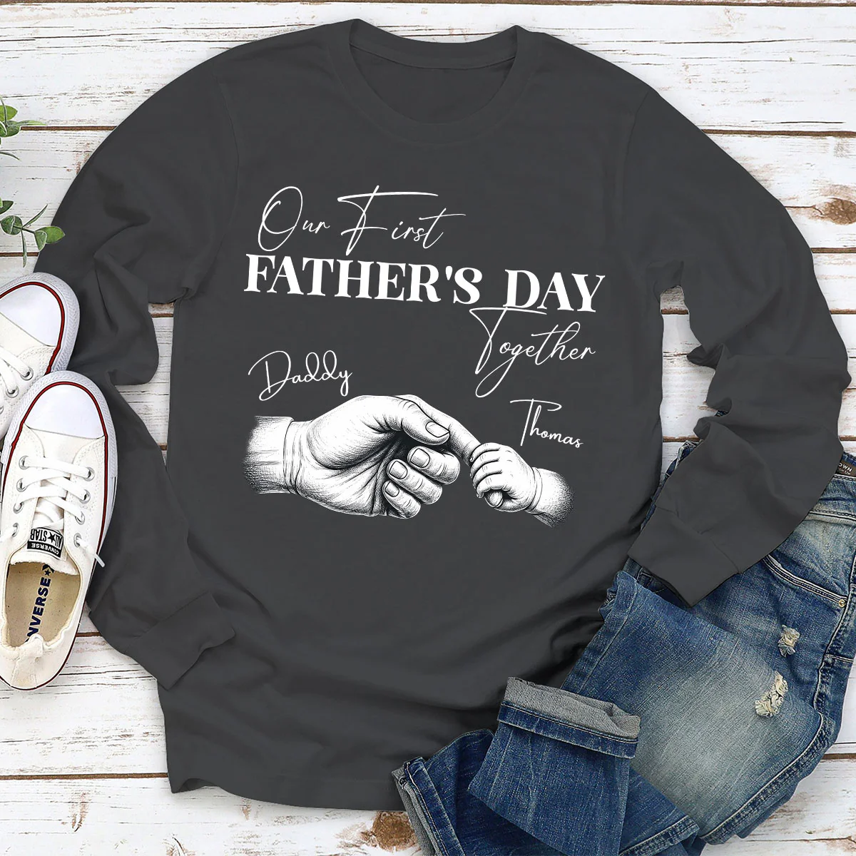 Dads First Special Day - Personalized Custom Shirt - Image 5