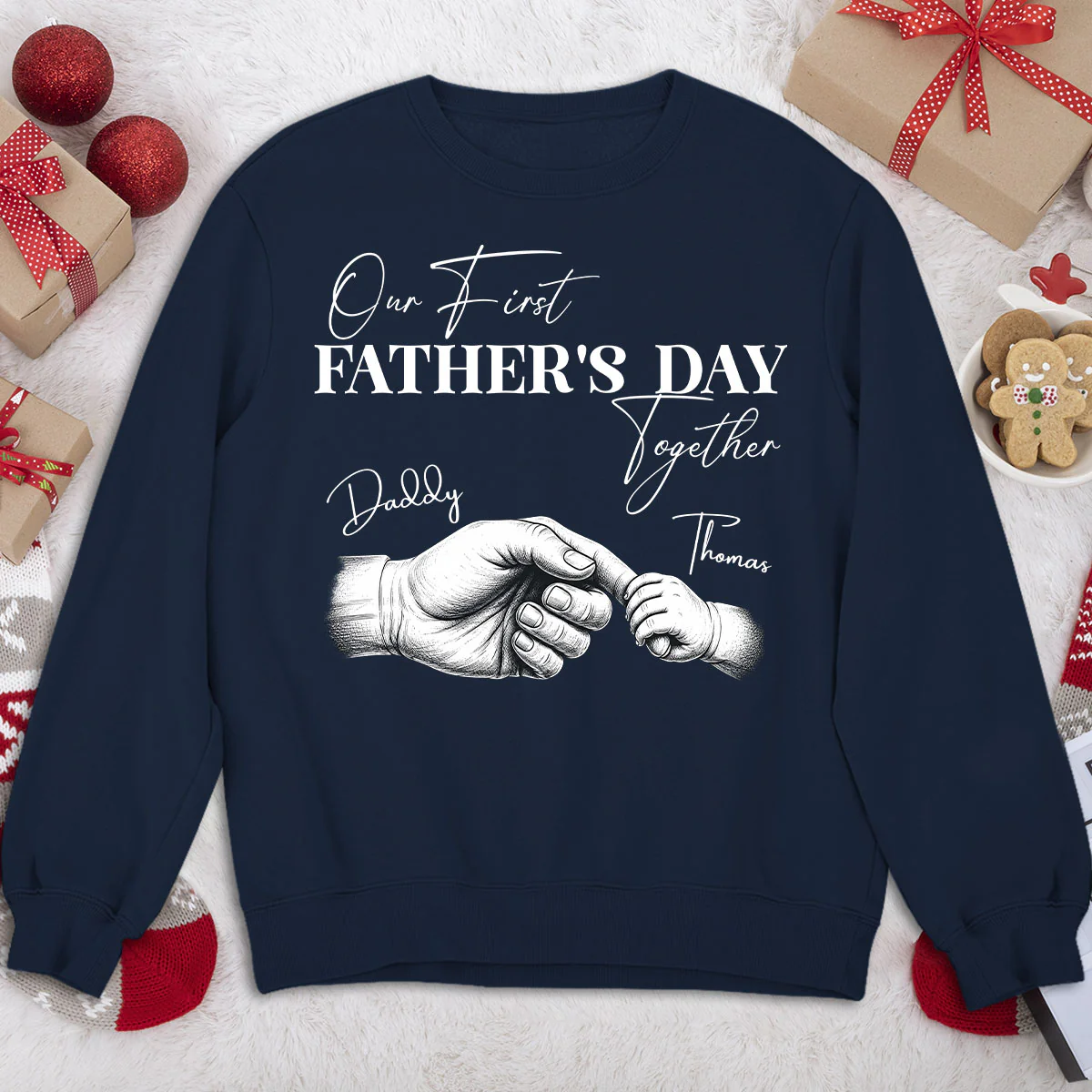 Dads First Special Day - Personalized Custom Shirt - Image 6