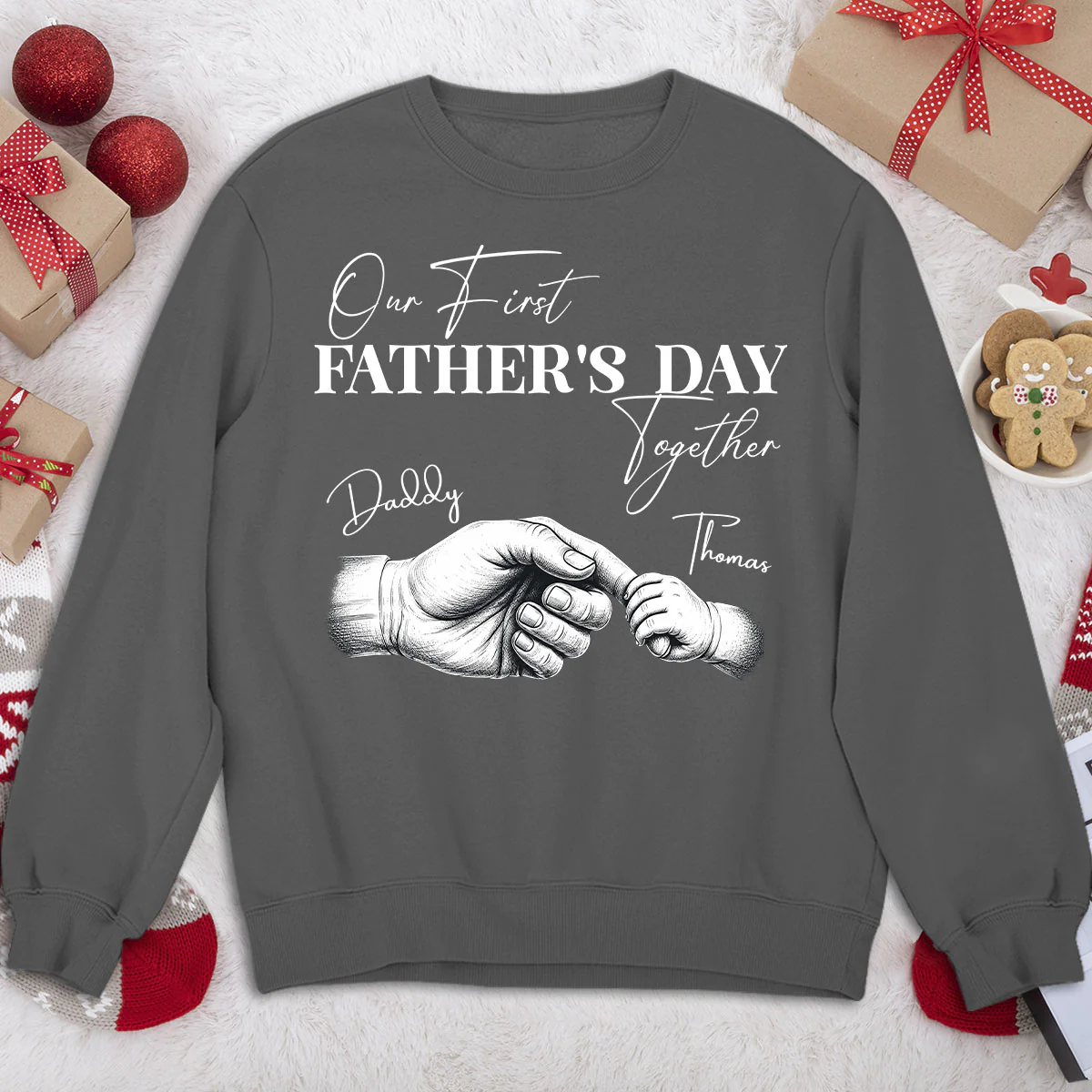 Dads First Special Day - Personalized Custom Shirt - Image 7