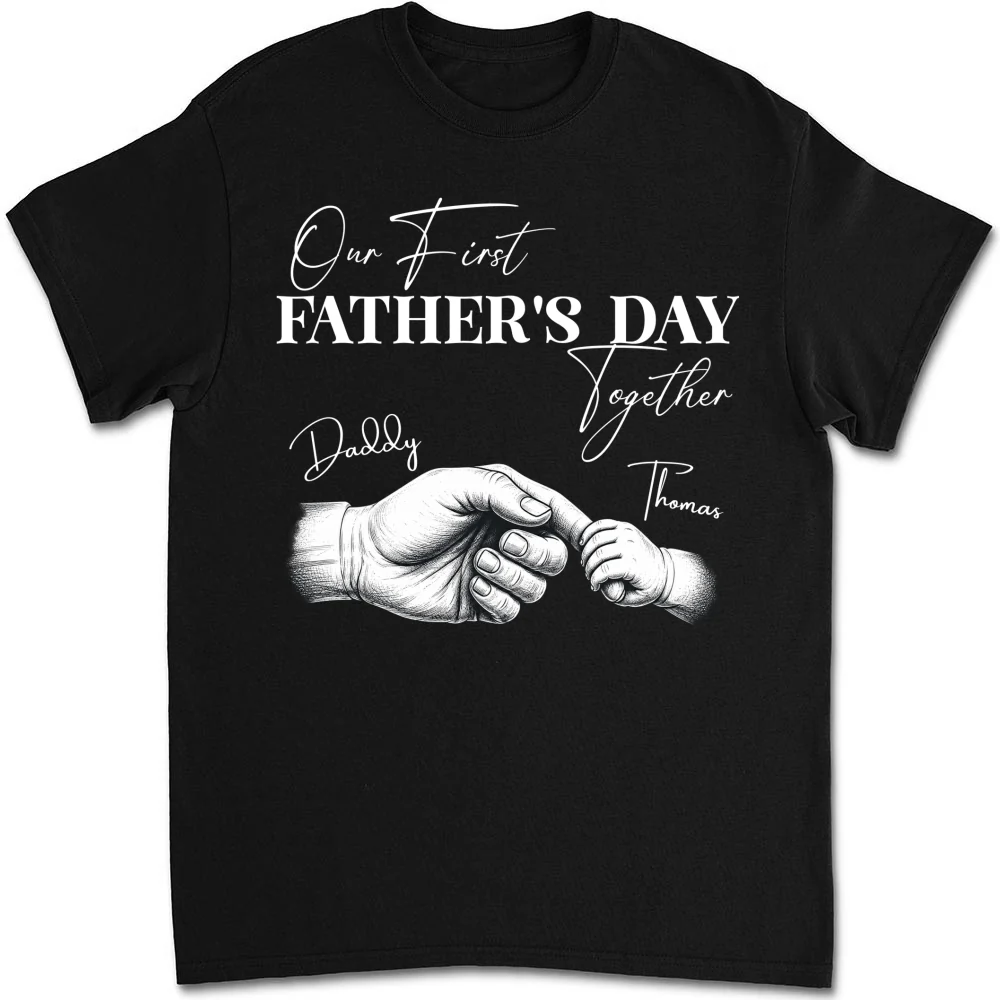 Dads First Special Day - Personalized Custom Shirt - Image 8