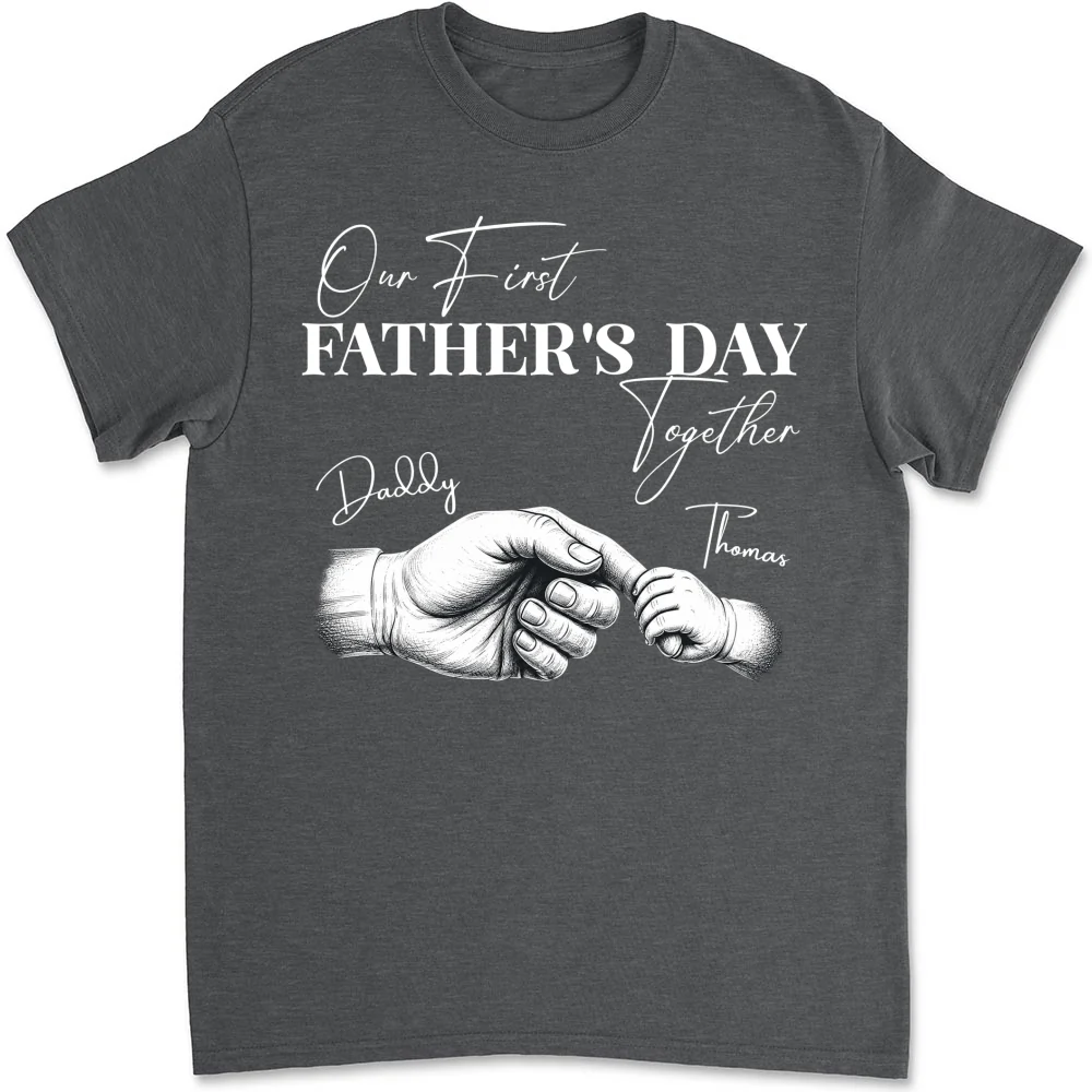 Dads First Special Day - Personalized Custom Shirt - Image 9