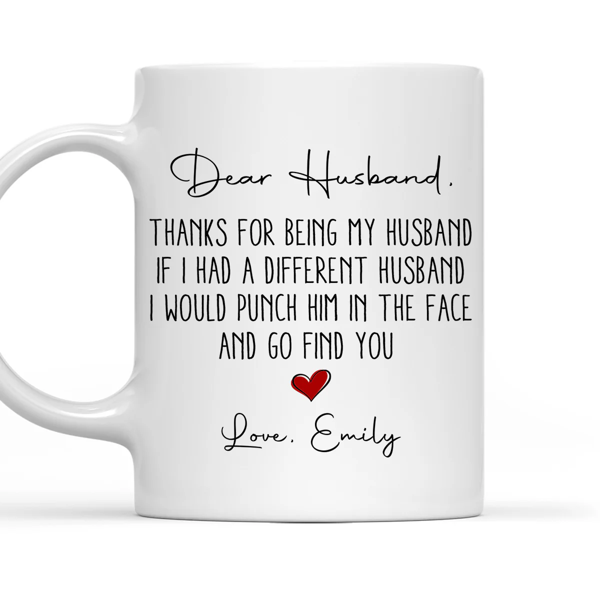 Dear Husband - Personalized Custom Coffee Mug