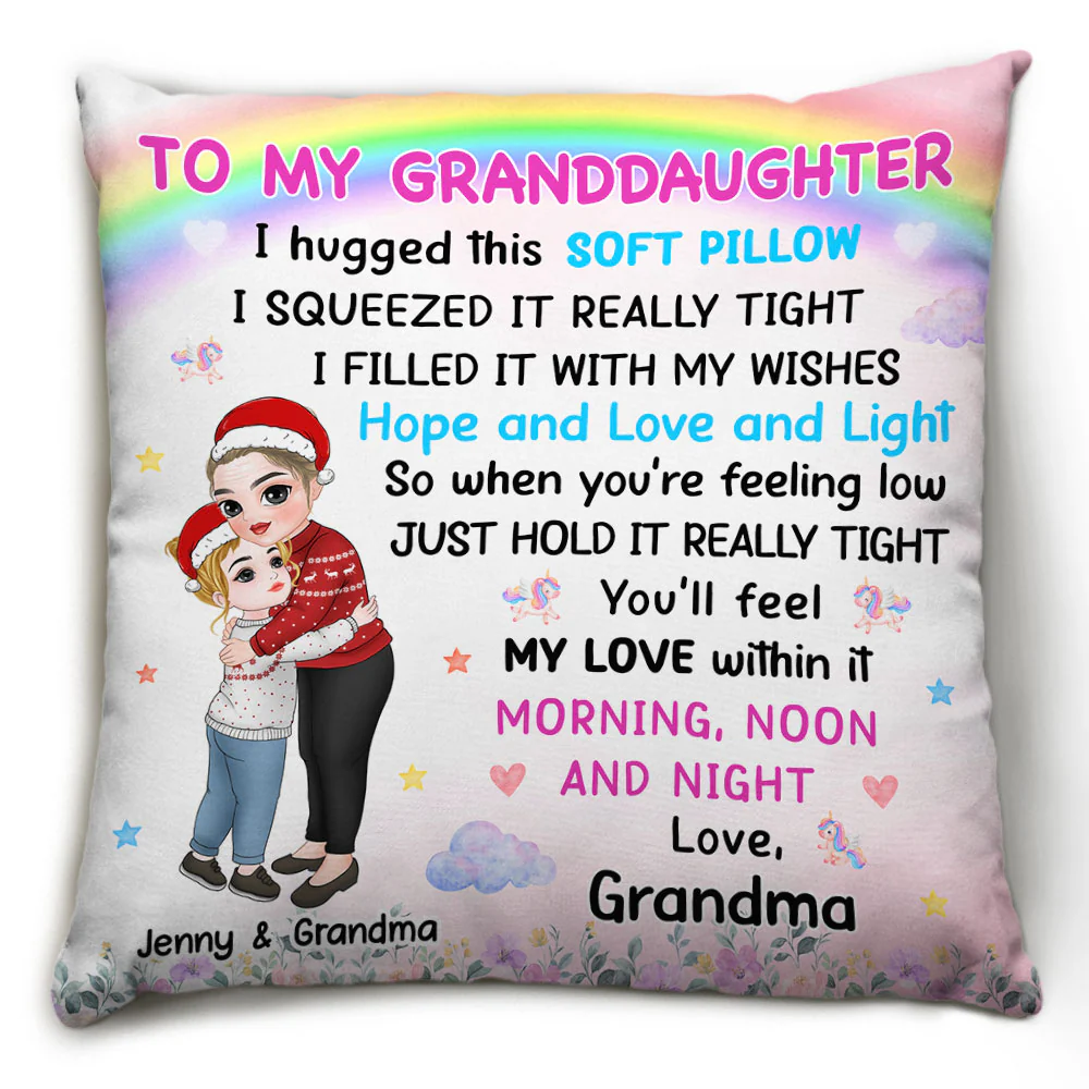 Dear My Beloved Granddaughter - Personalized Custom Pillow
