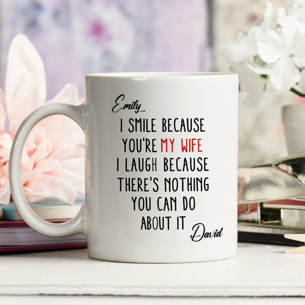 Dear My Husband - Personalized Custom Coffee Mug - Image 3