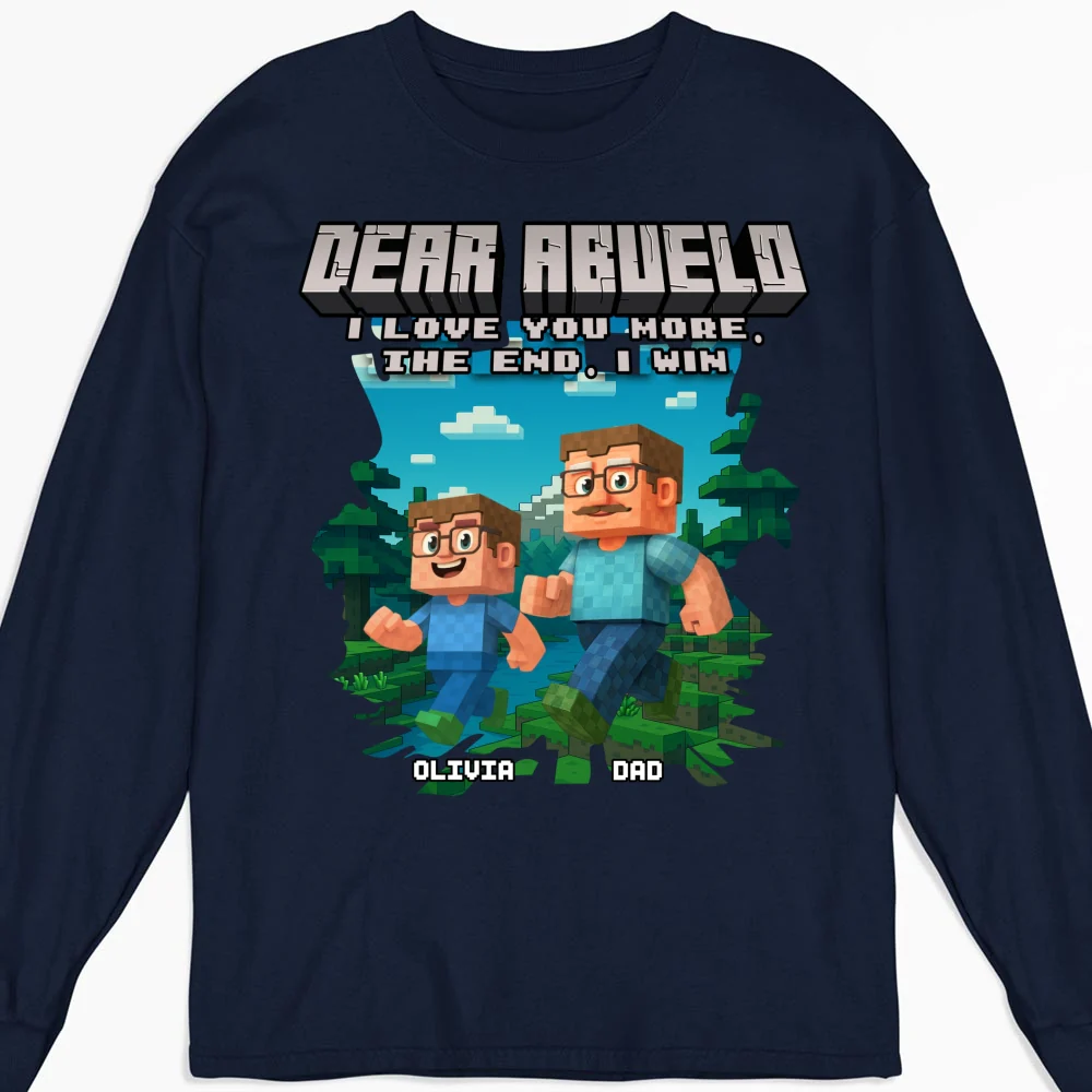 Dear Papa We Love You - Personalized Custom Shirt - Image 11