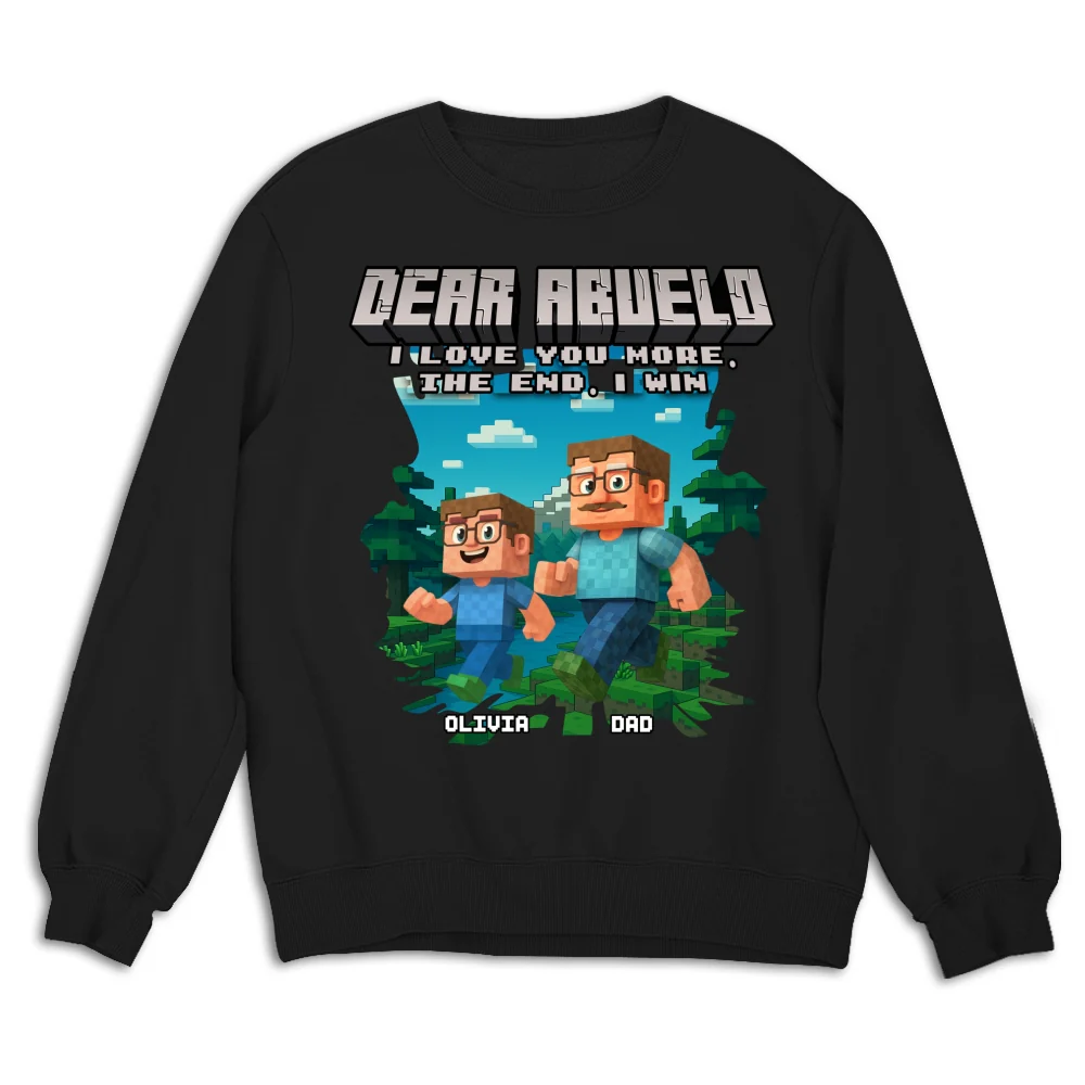 Dear Papa We Love You - Personalized Custom Shirt - Image 12