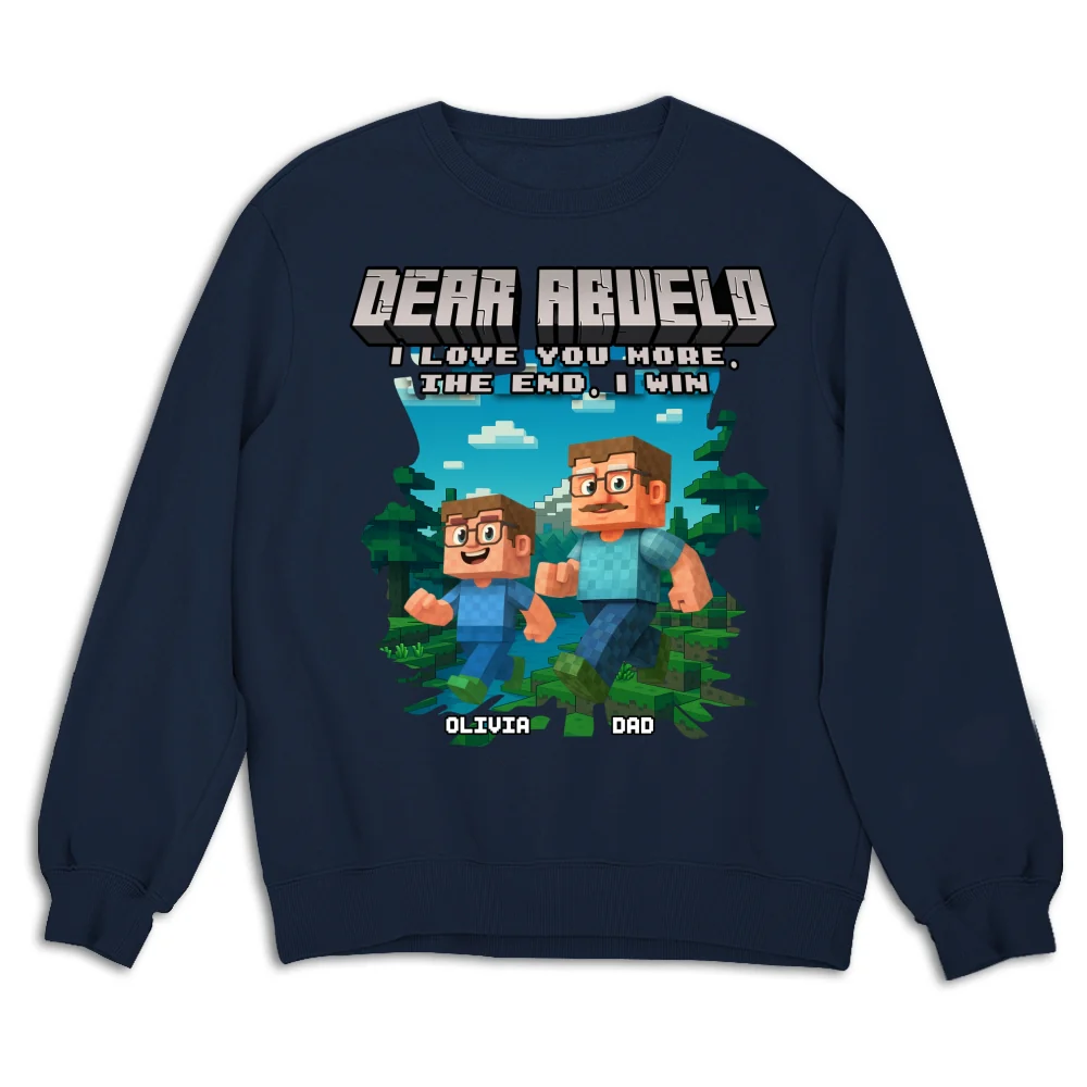 Dear Papa We Love You - Personalized Custom Shirt - Image 14