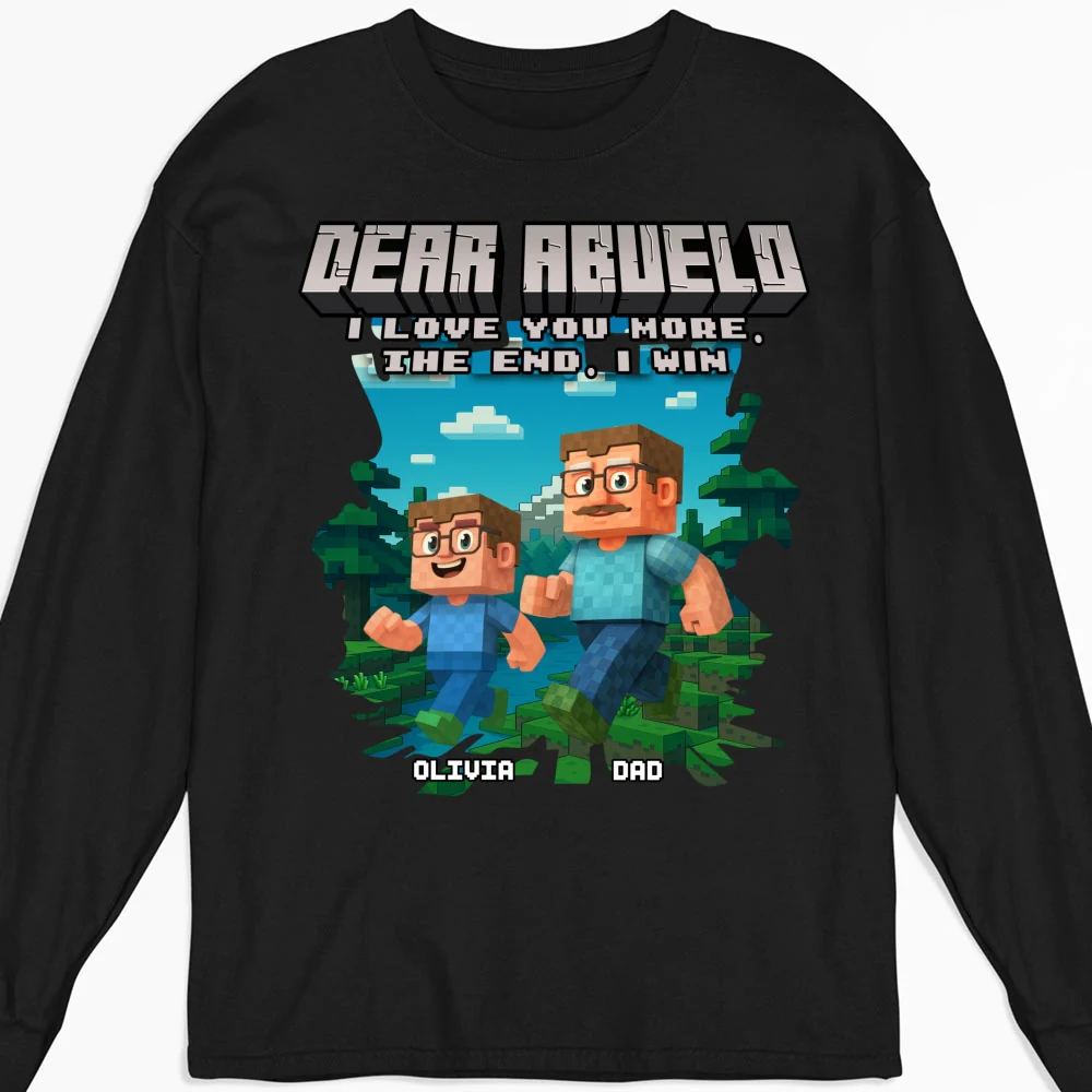Dear Papa We Love You - Personalized Custom Shirt - Image 9