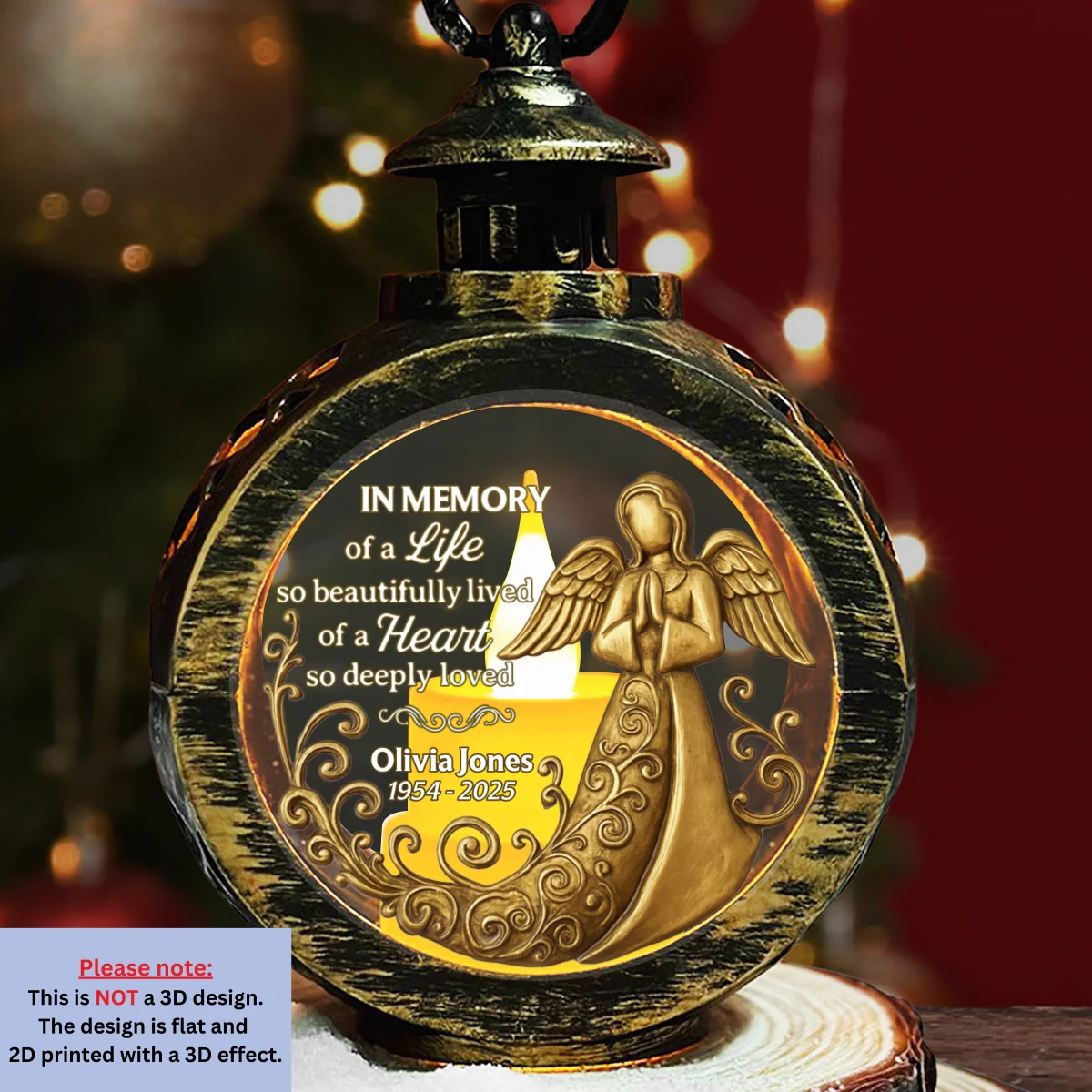 Deeply Loved - Personalized Custom Christmas Lantern - Image 6