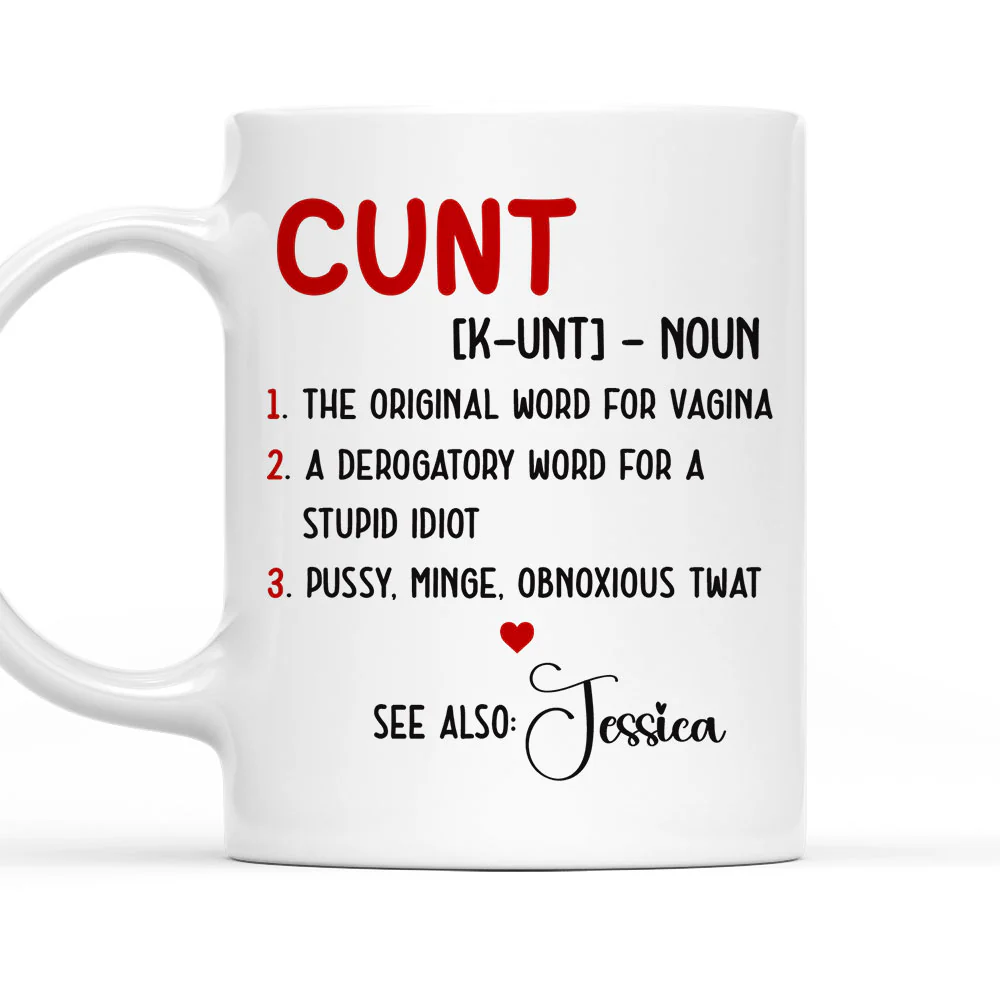 Definition Of An Idiot - Personalized Custom Coffee Mug