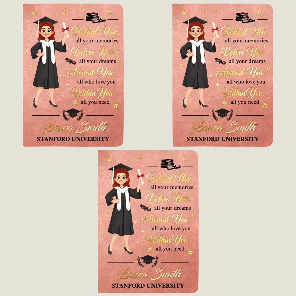 Degree In Hand - Personalized Custom Leather Journal - Image 12