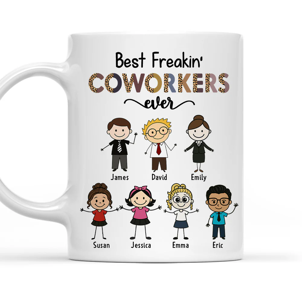 Desk Buddies Forever - Personalized Custom Coffee Mug