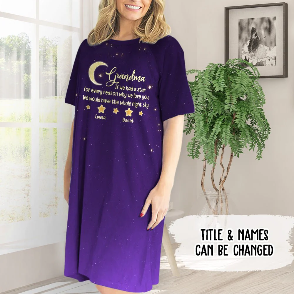 Diamond Sky - Personalized Custom 3/4 Sleeve Dress - Image 2