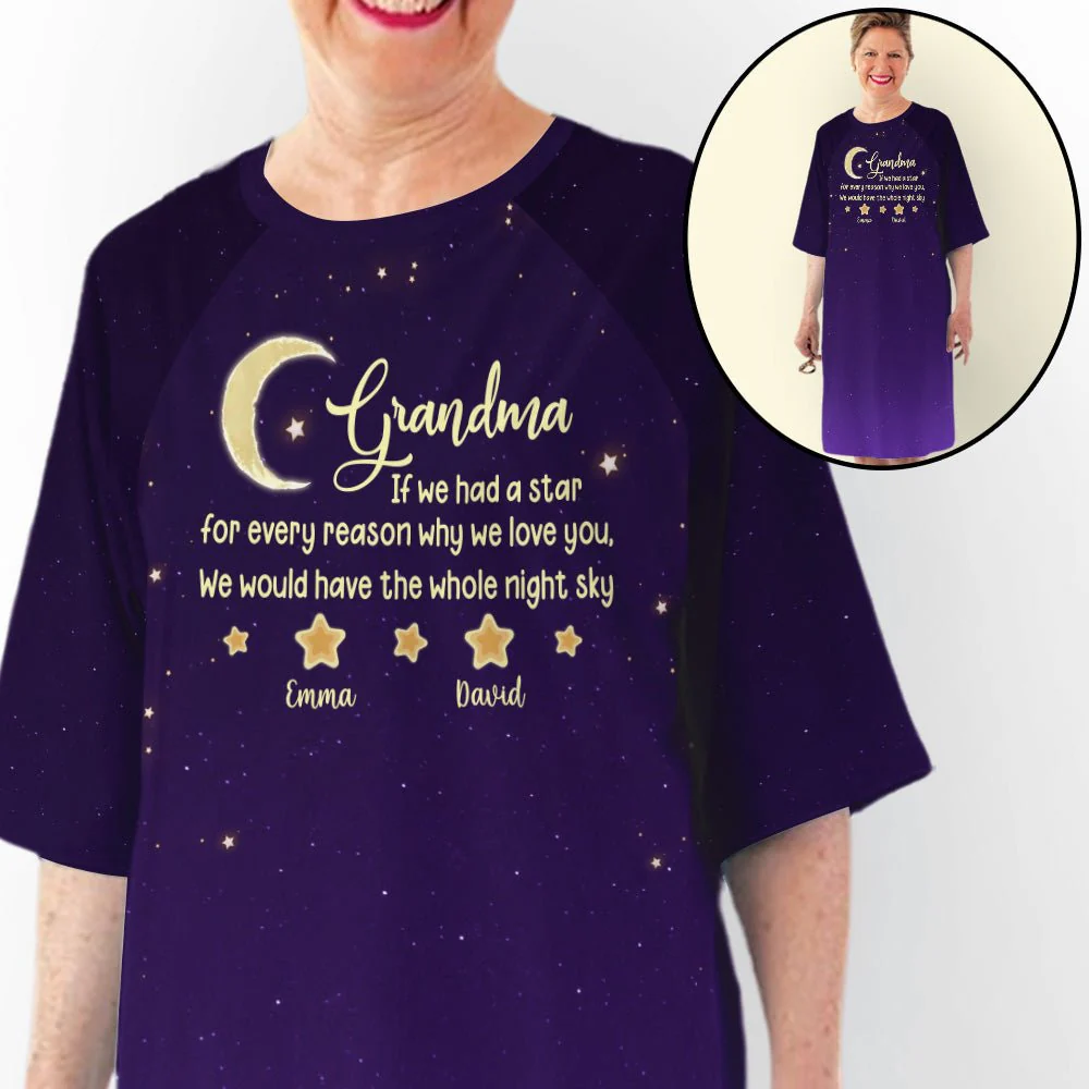 Diamond Sky - Personalized Custom 3/4 Sleeve Dress - Image 3