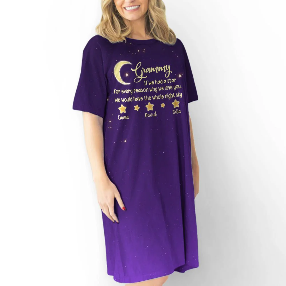 Diamond Sky - Personalized Custom 3/4 Sleeve Dress - Image 4