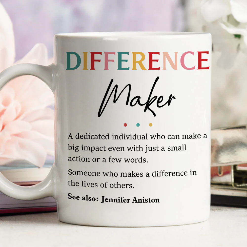 Difference Maker - Personalized Custom Mug - Image 3