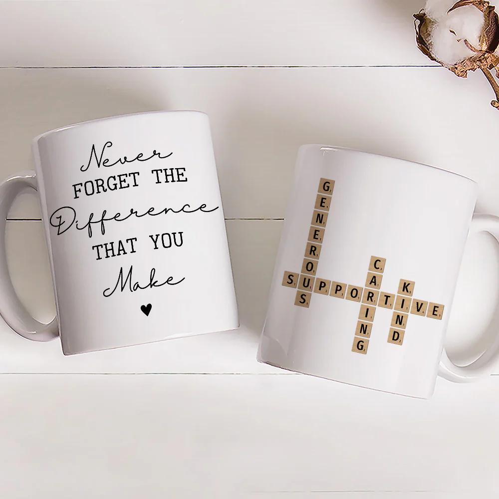 Difference You Make - Personalized Custom Coffee Mug - Image 2