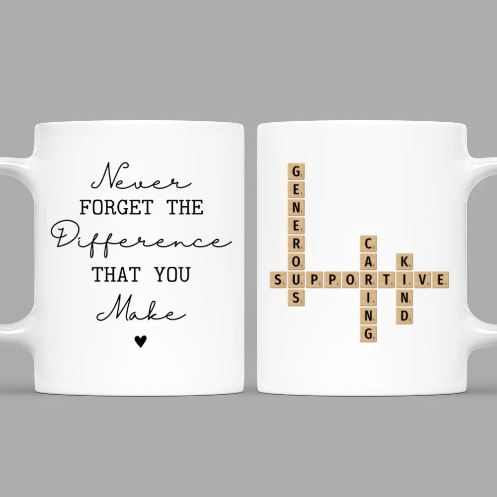 Difference You Make - Personalized Custom Coffee Mug - Image 7