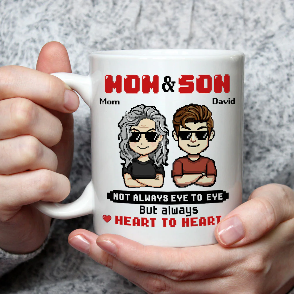 Different Views Same Love - Personalized Custom Coffee Mug - Image 3