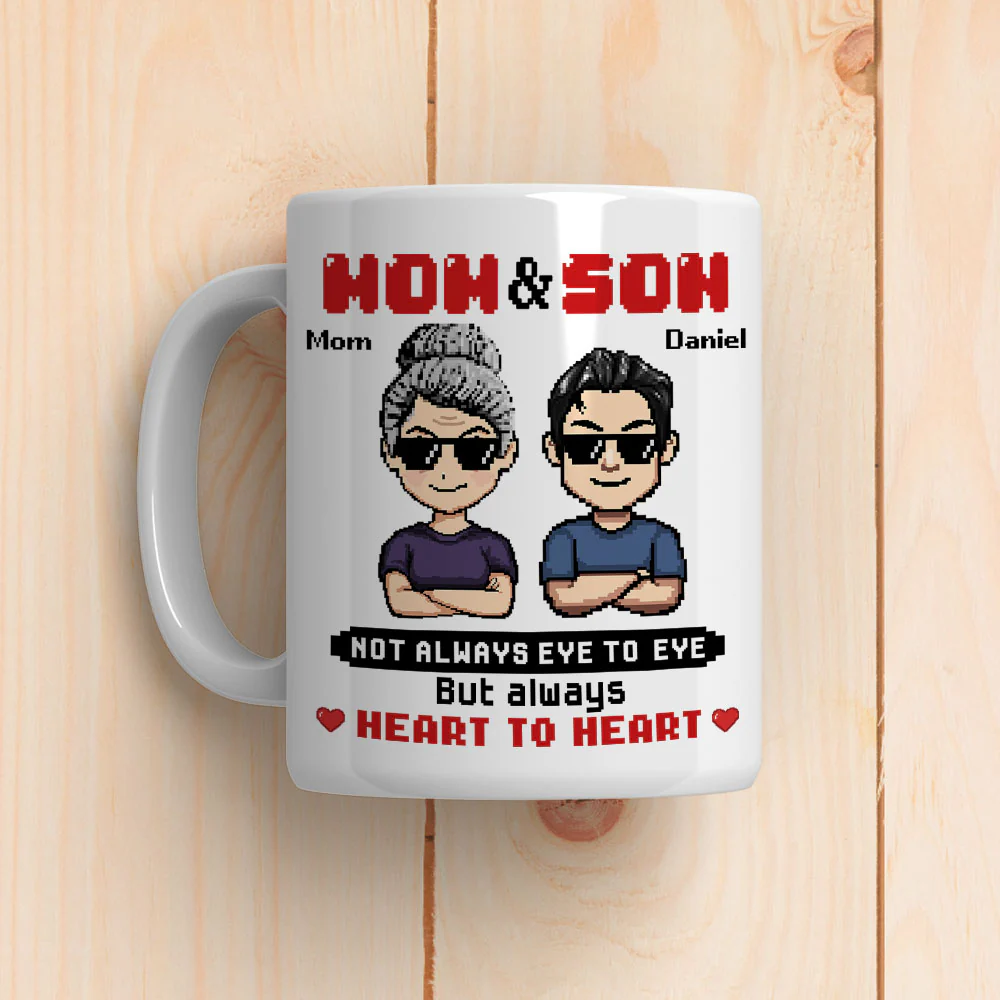 Different Views Same Love - Personalized Custom Coffee Mug - Image 5