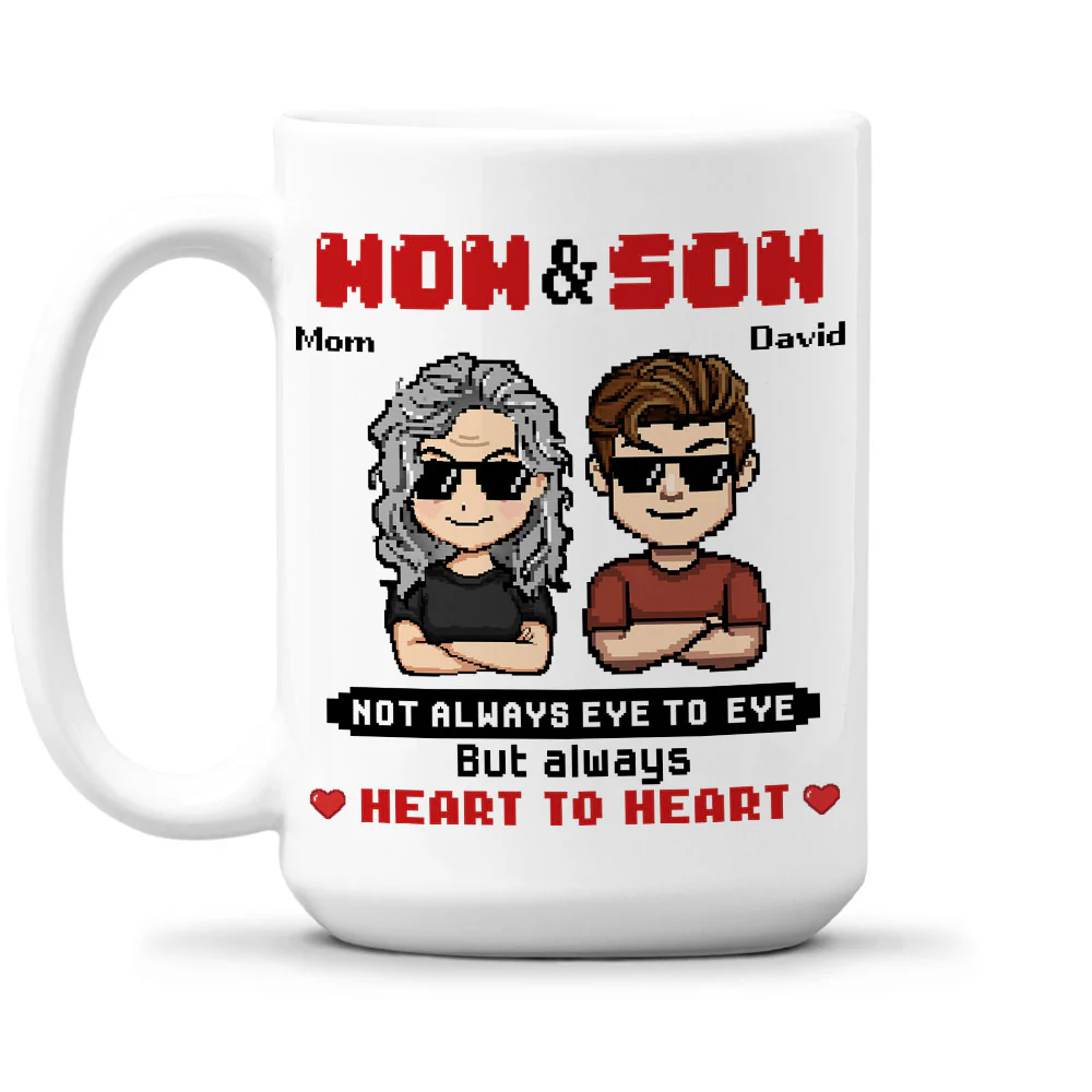 Different Views Same Love - Personalized Custom Coffee Mug - Image 6