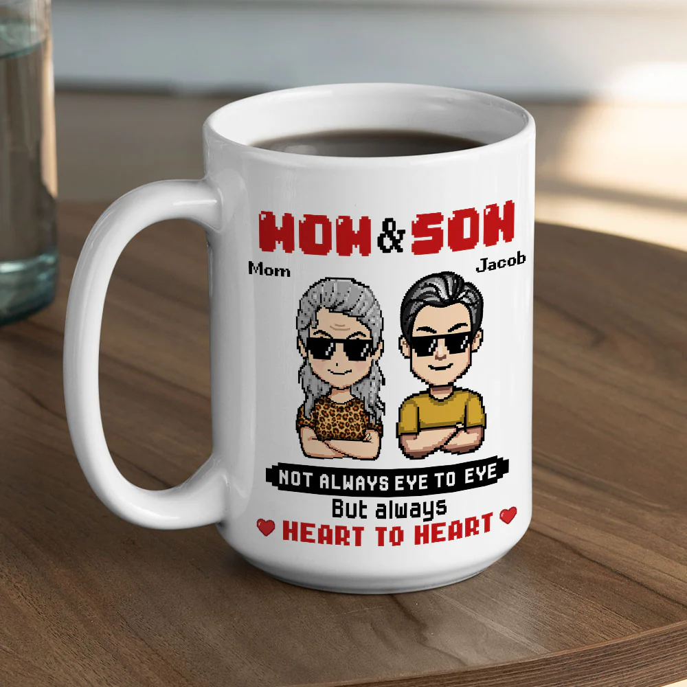 Different Views Same Love - Personalized Custom Coffee Mug - Image 8