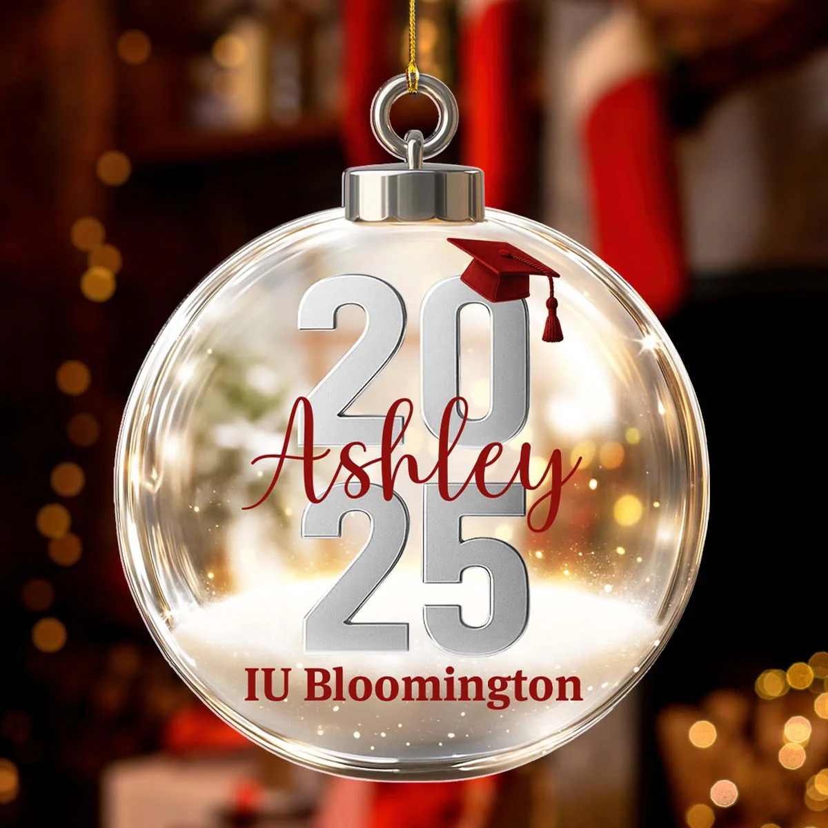 Diploma In Hand - Personalized Custom 3D Effect Acrylic Ornament - Image 3