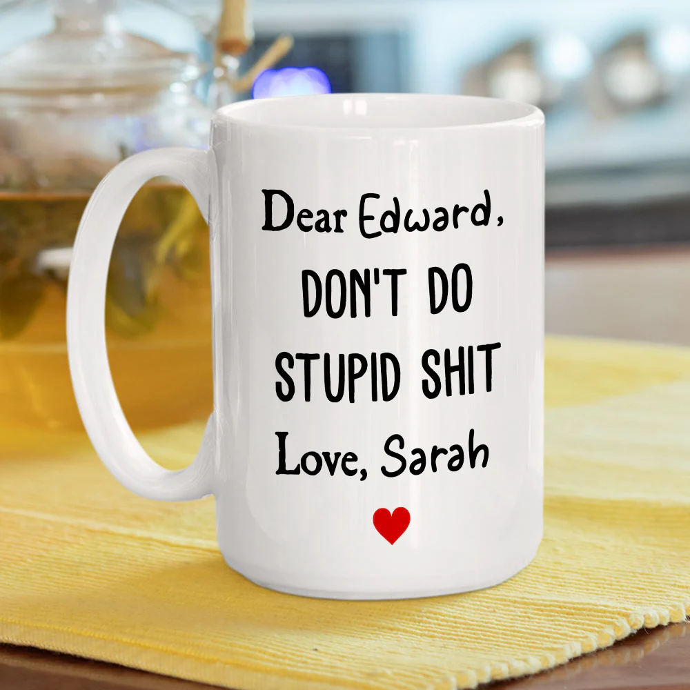 Do Not Do Bad Thing - Personalized Custom Coffee Mug - Image 4