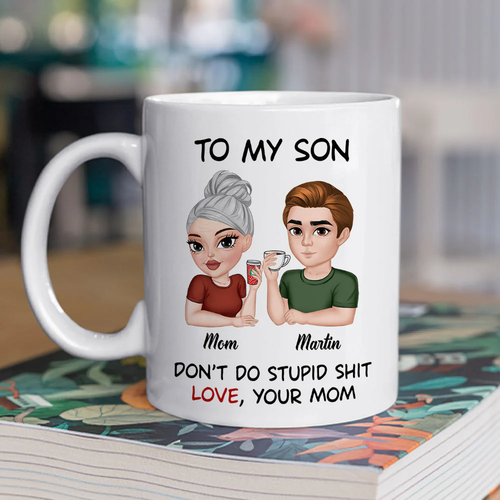 Do Not Do Stupid Things - Personalized Custom Coffee Mug - Image 2
