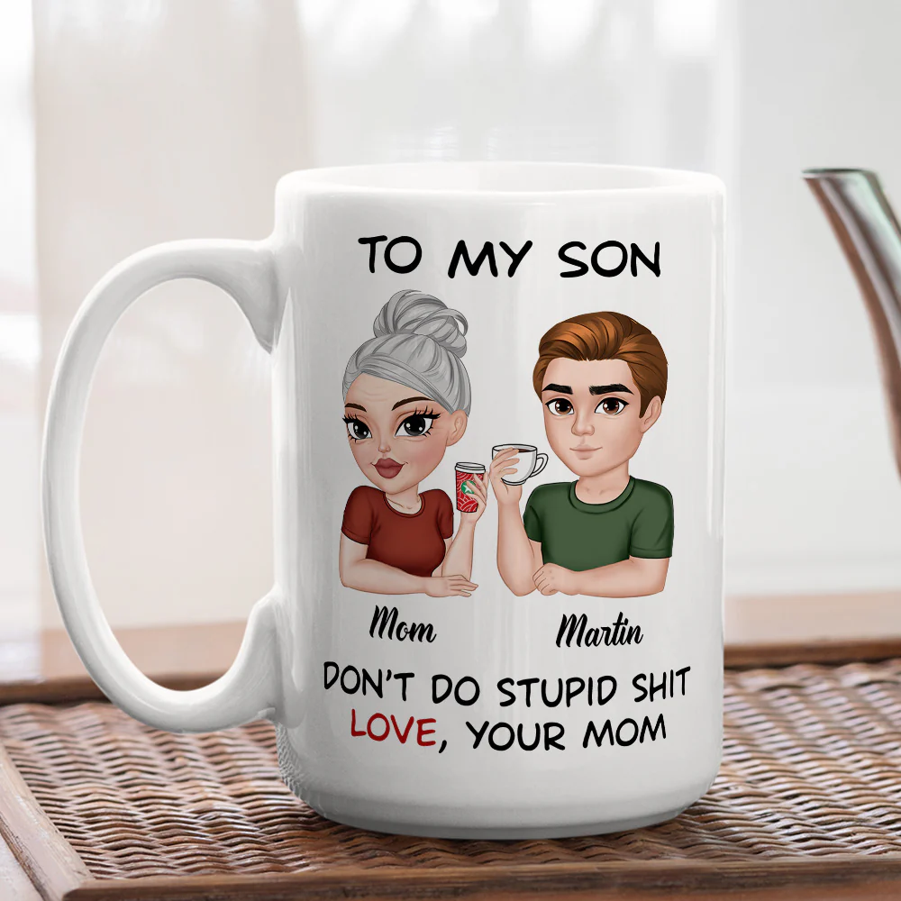 Do Not Do Stupid Things - Personalized Custom Coffee Mug - Image 4