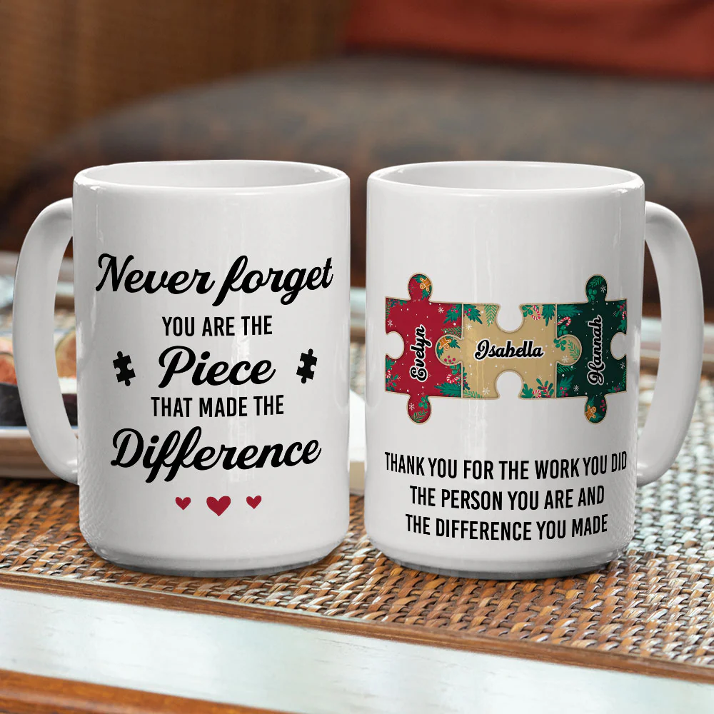 Do Not Forget You Are The Piece - Personalized Custom Coffee Mug - Image 5