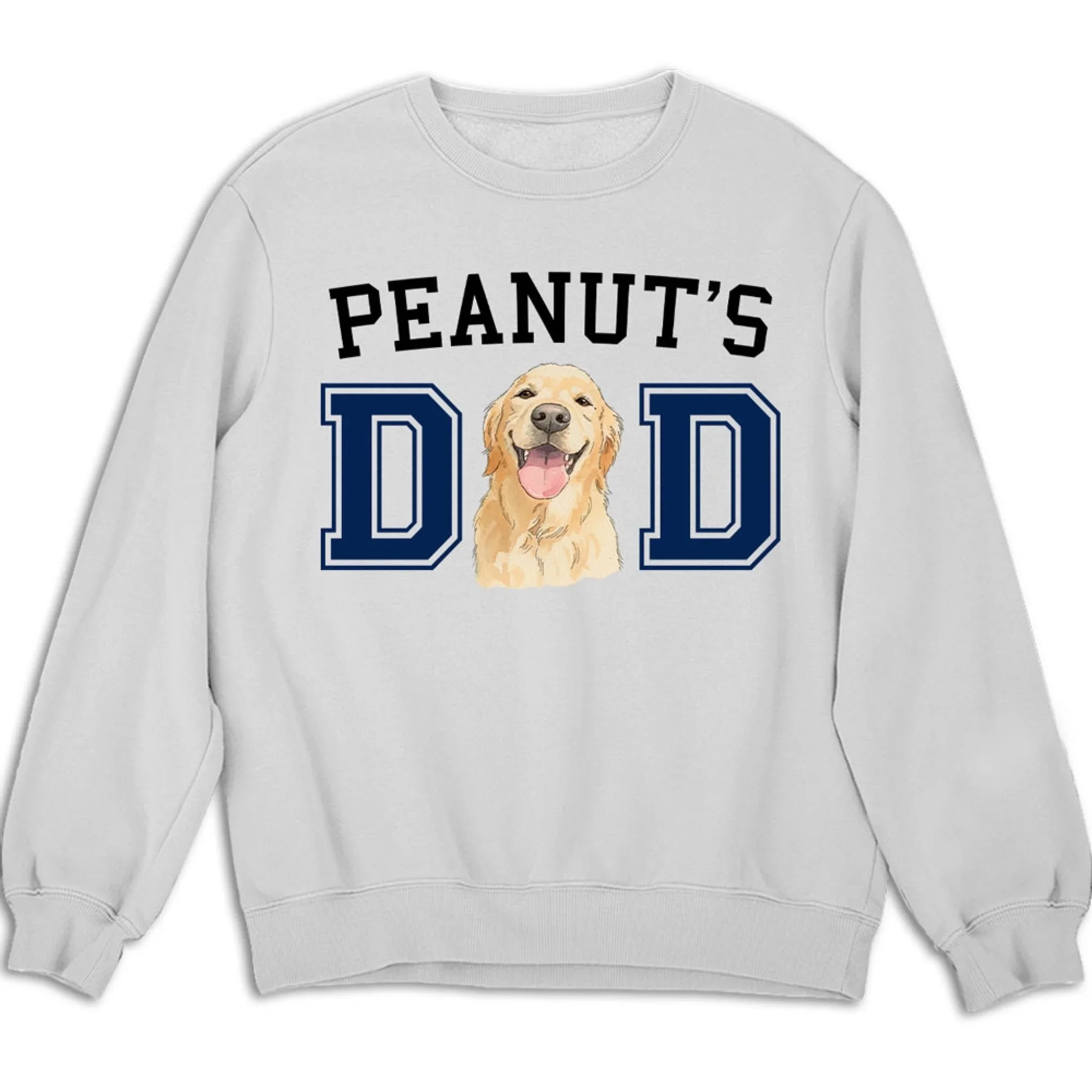 Dog Daddy Sketch - Personalized Custom T-Shirt - Image 5