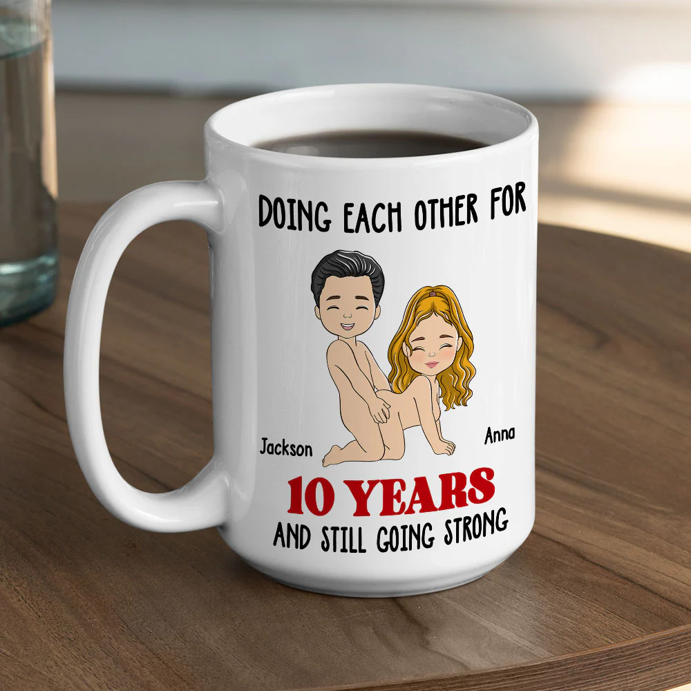 Doing Each Other For Years - Personalized Custom Coffee Mug - Image 4