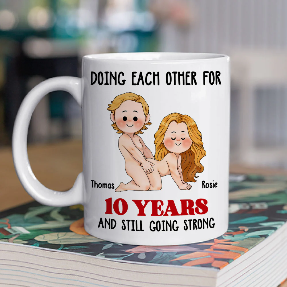 Doing Each Other - Personalized Custom Coffee Mug - Image 2