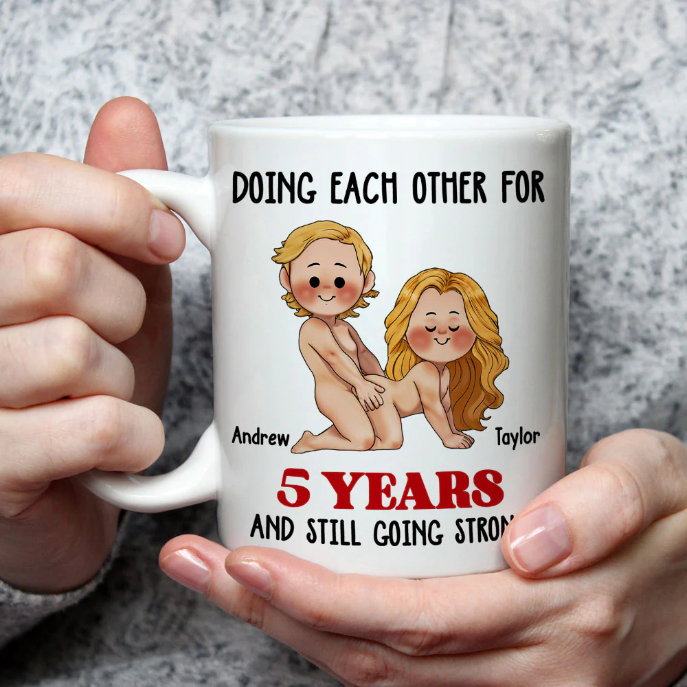Doing Each Other - Personalized Custom Coffee Mug - Image 3