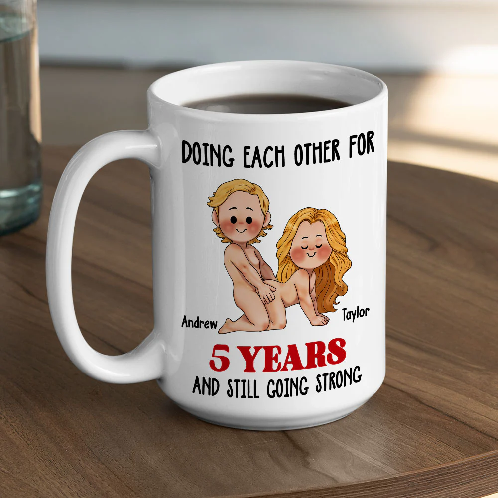 Doing Each Other - Personalized Custom Coffee Mug - Image 4