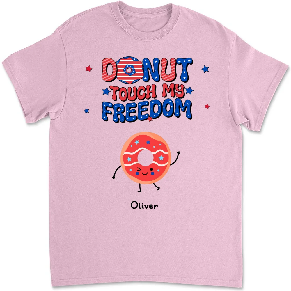 Donut Touch My Freedom - Personalized Custom Shirt - Image 9