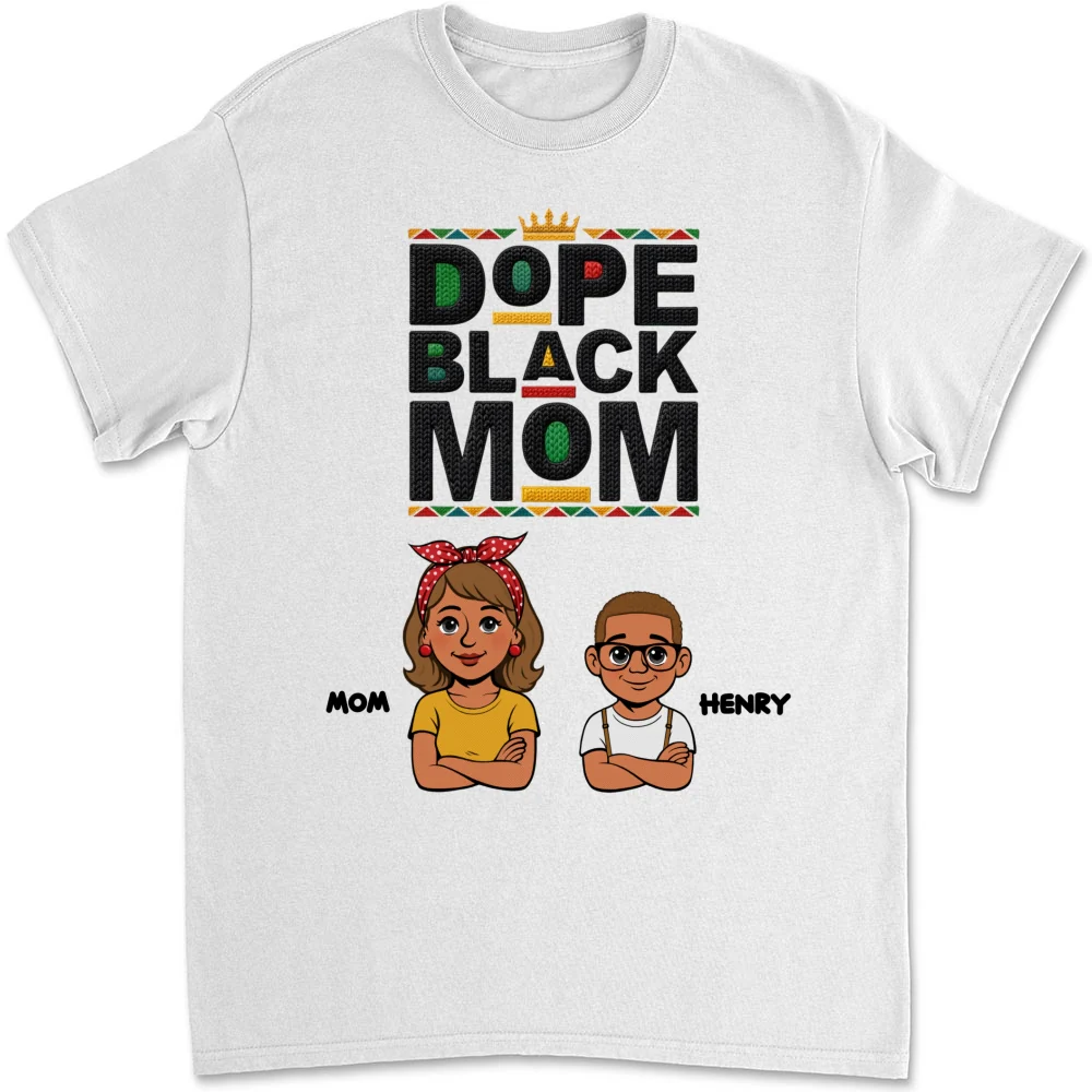 Dope Black Mom Black History Month - Personalized Custom Shirt - Image 19