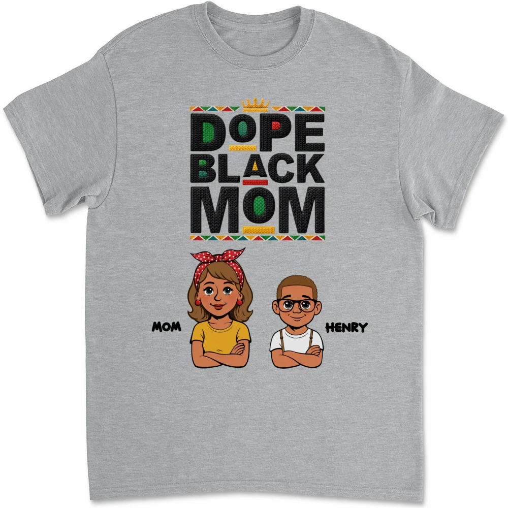 Dope Black Mom Black History Month - Personalized Custom Shirt - Image 20