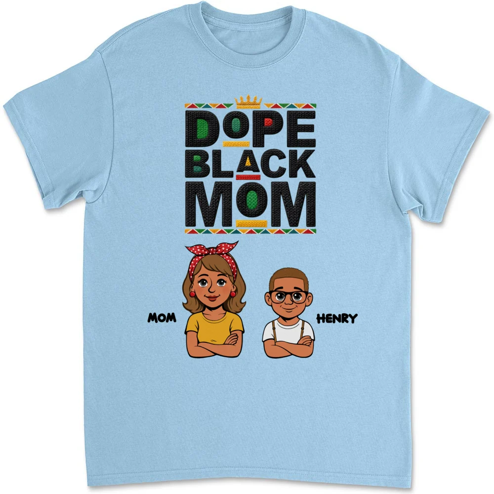 Dope Black Mom Black History Month - Personalized Custom Shirt - Image 21