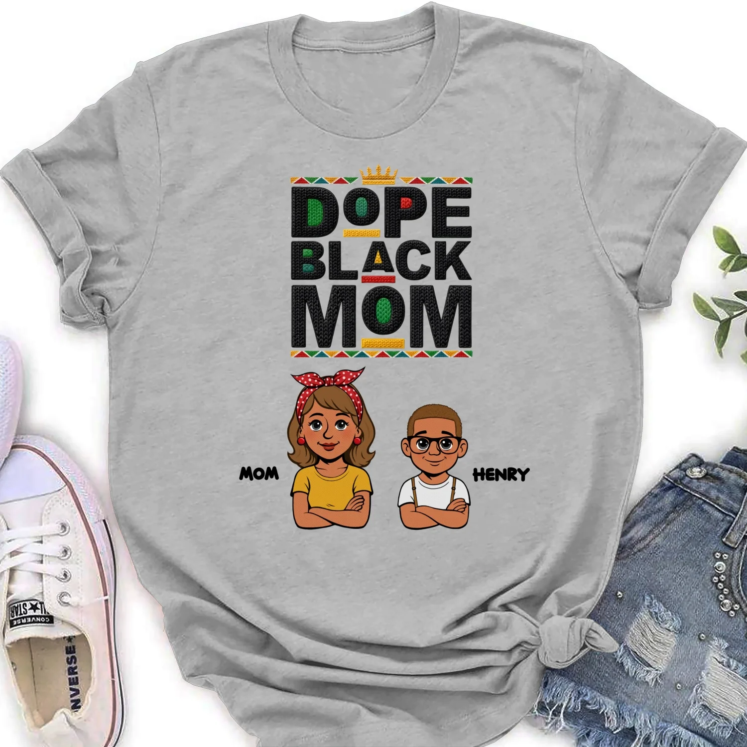 Dope Black Mom Black History Month - Personalized Custom Shirt - Image 30